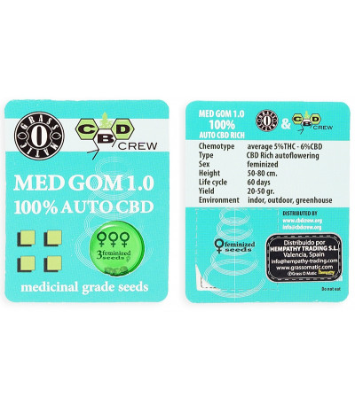 Сорт Med GOM 1.0 auto fem